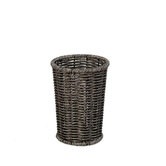 Δοχειο Synth. Rattan Γκρι 11Χ11Χ15Εκ (Sma) 6τμχ
