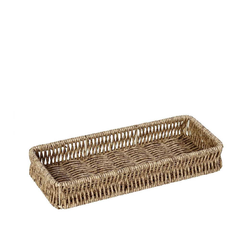 Δισκοσ Synth. Rattan Μπεζ 26Χ11Χ4Εκ 6τμχ