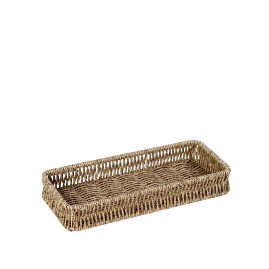 Δισκοσ Synth. Rattan Μπεζ 23Χ8Χ4Εκ 6τμχ