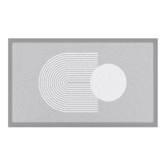 Artsy Mats - Χαλάκι Εισόδου Grey Abstract Sphere 70x40cm