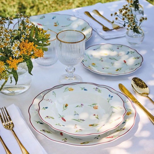 Set 18 τμχ Φαγητού Πορσελάνη Cappettata Collection