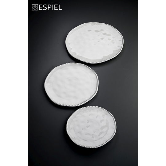 Pearl Ivory Πιατο Ρηχο 25X25X1,6Cm 4τμχ