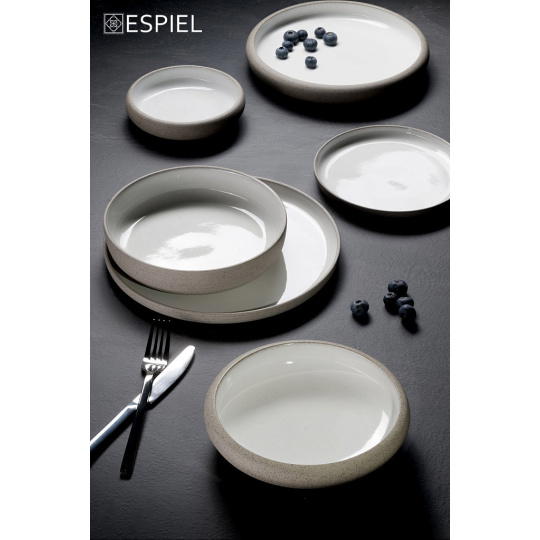 Sandy White Πιατο Βαθυ Nordic 20,5Χ4,5Εκ 3τμχ