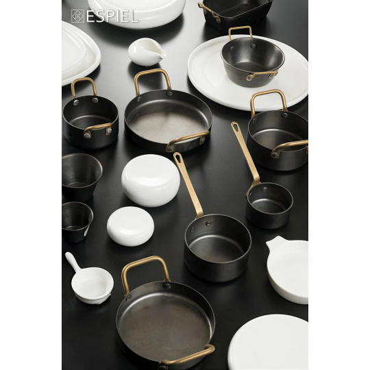 Snow Black Κατσαρολακι Με 2 Λαβεσ 3-Ply Ss18/10-Ss18/0 300Ml D: 10 H: 5Cm 2τμχ