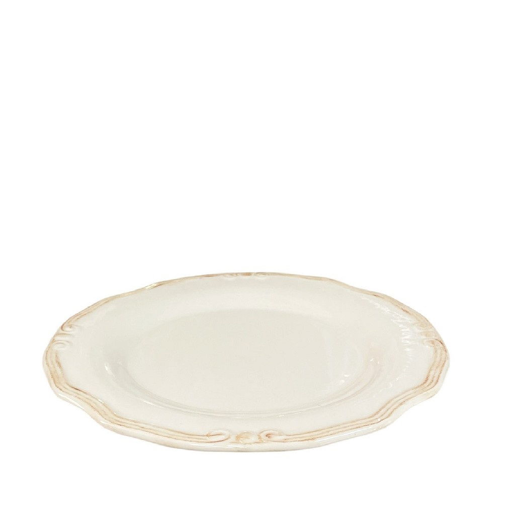 Tiffany Πιατο Ρηχο Κρεμ 25Εκ.  (Smb) 6τμχ