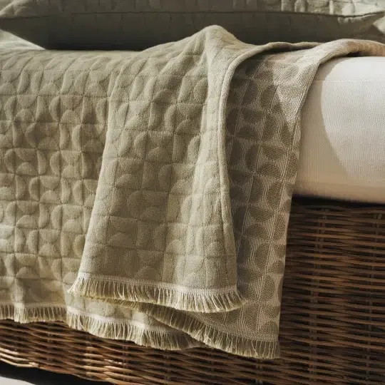 Ριχτάρι Eliena Smoke Green 180x250cm Διθέσιου Καναπέ