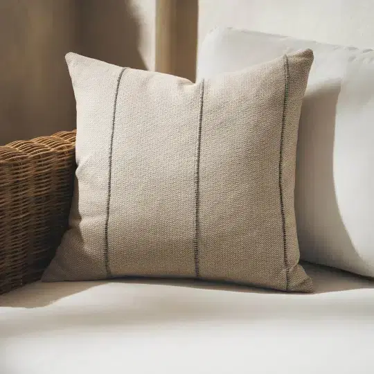 Μαξιλαροθήκη 43x43cm Rabia Beige/Green