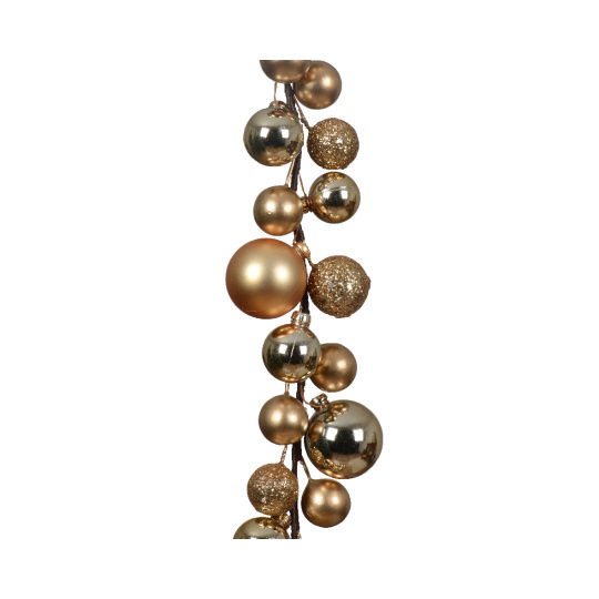 Χριστουγεννιάτικη Γιρλάντα Light Gold 6x6x180cm
