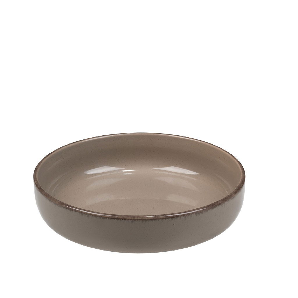 Tuscany Brown Πιατο Βαθυ Nordic/Step 21X4,5Cm 6τμχ
