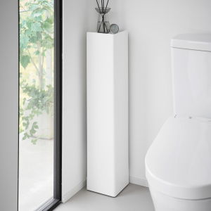 1489-TOWER-Slim-Toilet-Paper-Stocker-with-Casters-WH-01