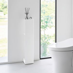 1489-TOWER-Slim-Toilet-Paper-Stocker-with-Casters-WH-11