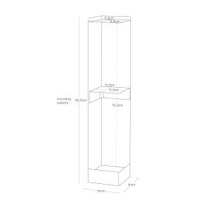 1489-TOWER-Slim-Toilet-Paper-Stocker-with-Casters-WH-dimension