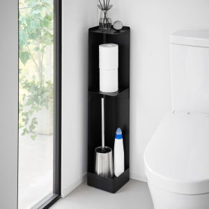 1490-TOWER-Slim-Toilet-Paper-Stocker-with-Casters-BK-02