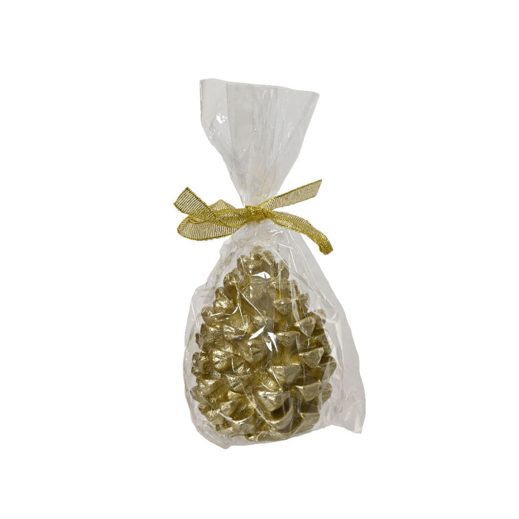 Χριστουγεννιάτικο Κερί Light Gold 7x9cm