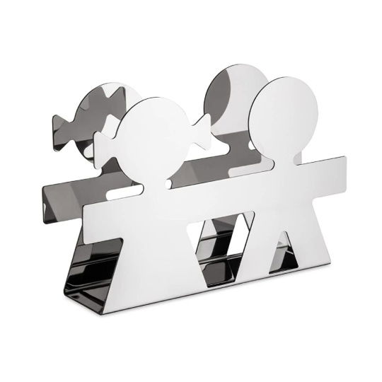Alessi Θήκη για Χαρτοπετσέτες 16cm Girotondo Inox
