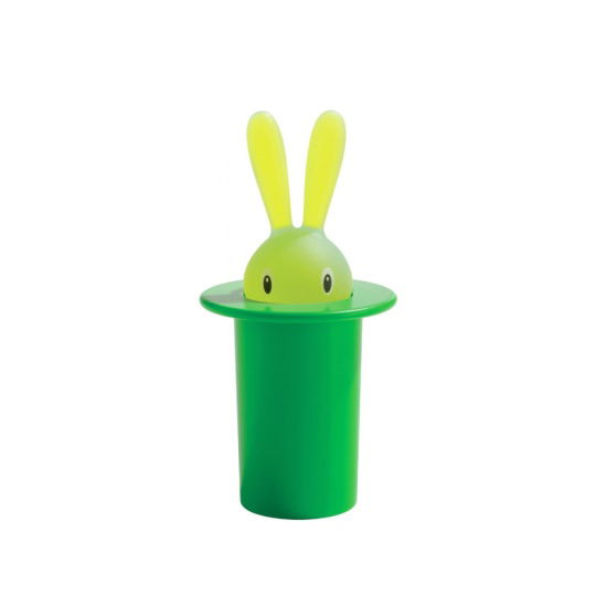 Alessi Θήκη για Οδοντογλυφίδες Πράσινη 14cm Magic Bunny