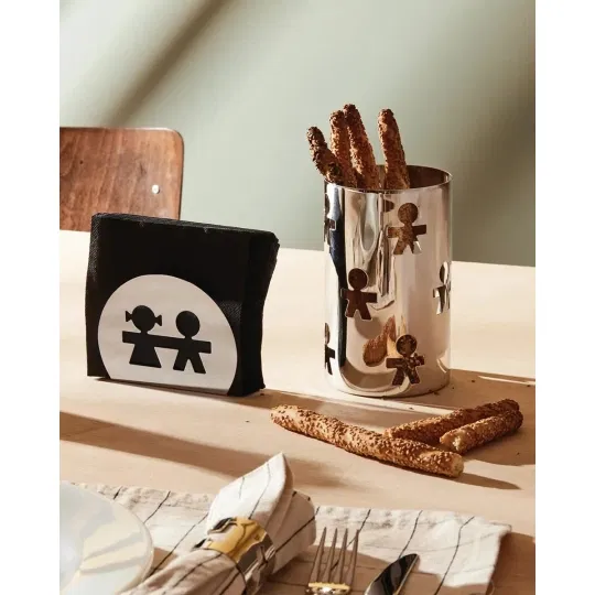 Alessi Χαρτοπετσετοθήκη 11x8,5cm Girotondo Inox