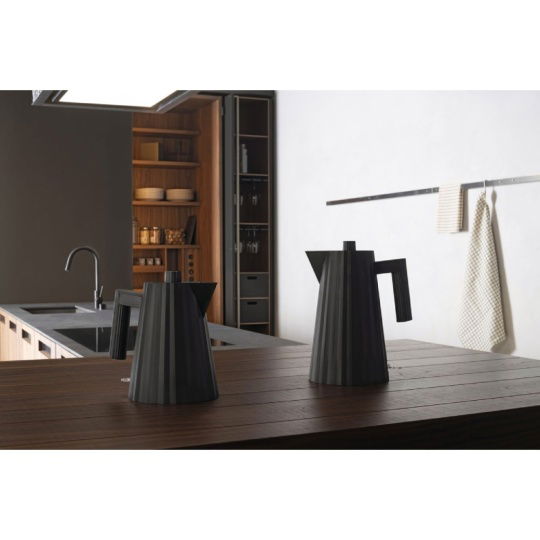 Alessi Βραστήρας 1lt. μαύρος Plisse
