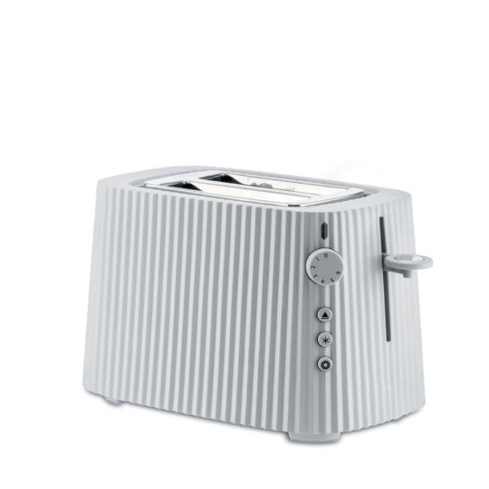 Alessi Φρυγανιέρα 2 Θέσεων Λευκή Plisse 25x34x18.5cm