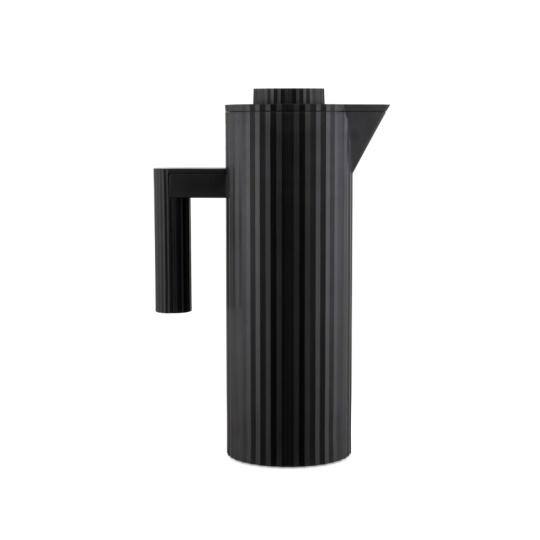 Alessi Κανάτα Ισοθερμική 1lt Μαύρη Plisse