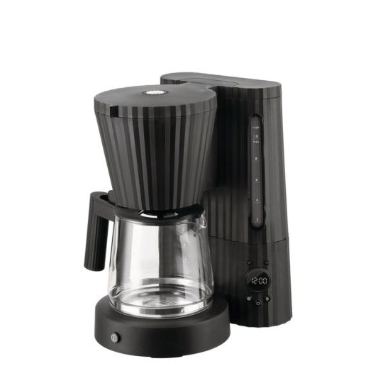 Alessi Καφετιέρα Φίλτρου 1.5lt. Μαύρη Plisse