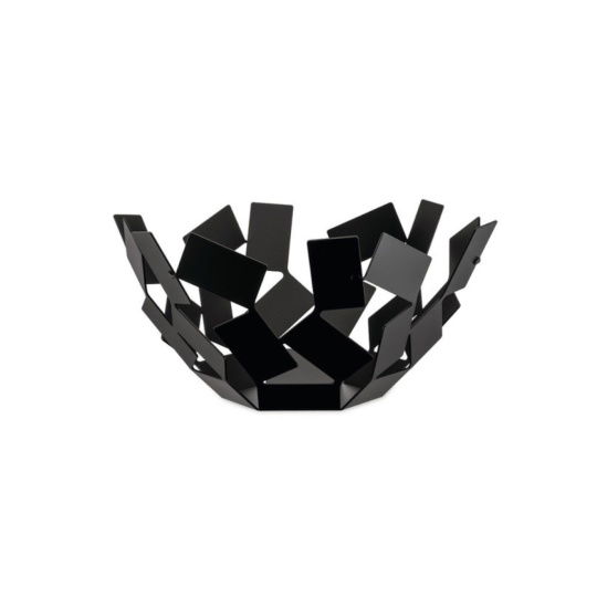 Alessi Μπολ Διακοσμητικό - Φρουτιέρα Μαύρο 27x13cm La Stanza dello Scirocco