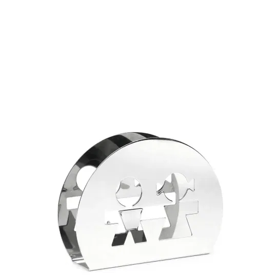 Alessi Χαρτοπετσετοθήκη 11x8,5cm Girotondo Inox