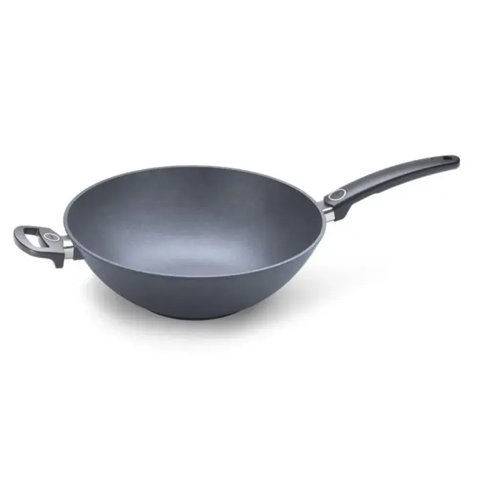 Wok αντικολλητικό 32 εκατ. με σταθερή λαβή Titanium Nowo