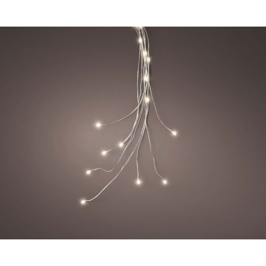 Micro 40LED Φωτάκια Συρμάτινα Θερμού Φωτισμού 65cm