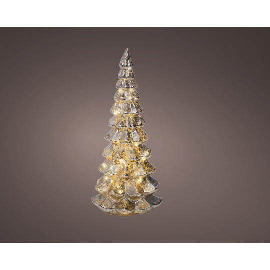 Micro 20LED Δεντράκι Ασημί 14.50x32cm