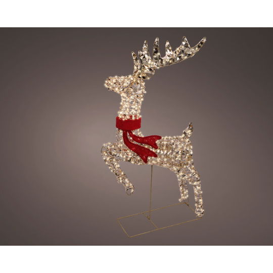 Micro 720LED Τάρανδος Χρυσός Θερμού Φωτισμού 18x57x100cm