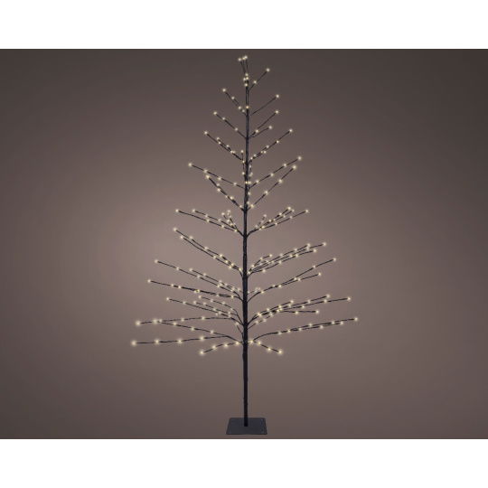 Micro 232LED Δέντρο Μαύρο Θερμού Φωτισμού 90x180cm