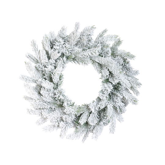 Χριστουγεννιάτικο Στεφάνι Grandis Wreath Χιονισμένο D.50x8cm