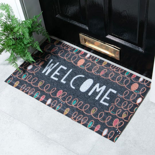 Artsy Mats - Χαλάκι Εισόδου Welcome Curls x Anna Treliving 70x40cm