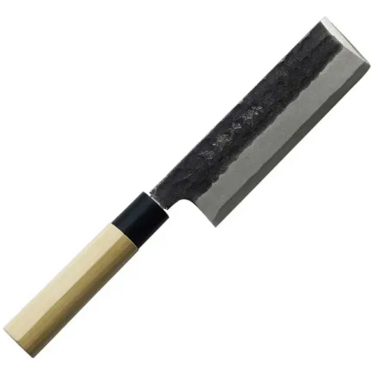 Μαχαίρι Usuba από ατσάλι shirogami 18 εκατ. Hammered