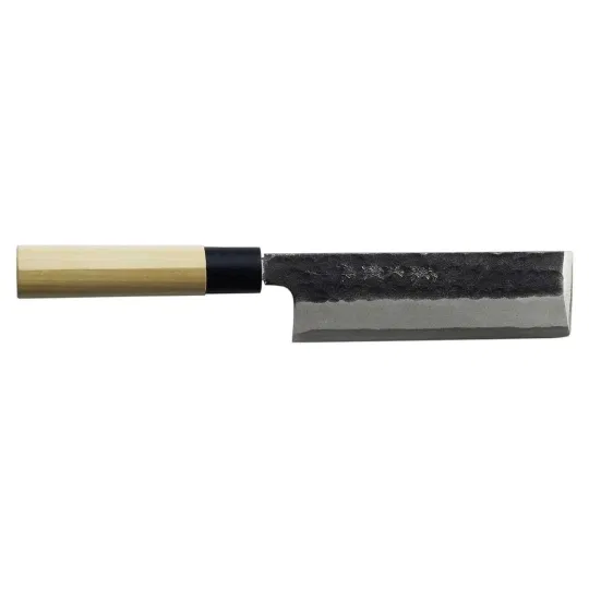 Μαχαίρι Usuba από ατσάλι shirogami 18 εκατ. Hammered
