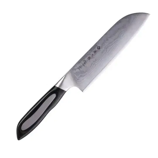 Μαχαίρι Santoku 18 εκατ. από δαμασκηνό ατσάλι με λαβή Micarta Flash