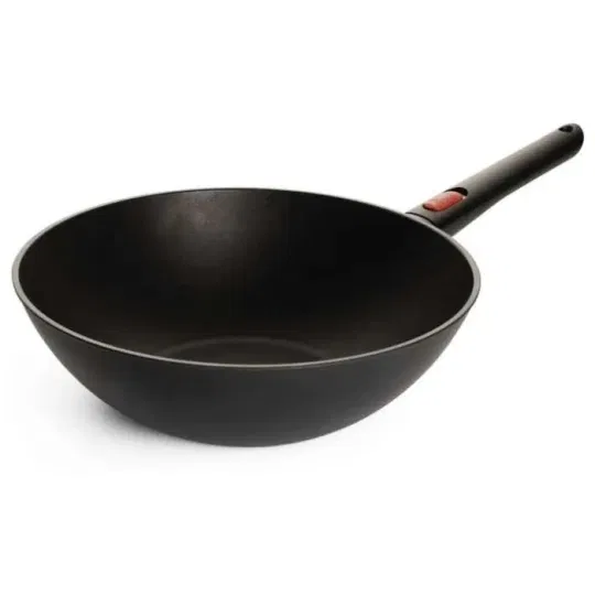 Wok αντικολλητικό από ανακυκλωμένο χυτό αλουμίνιο με αποσπώμενη λαβή 30 εκατ. Eco Lite QXR