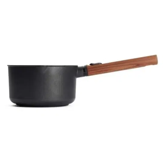 Κατσαρολάκι από χυτό αλουμίνιο με γυάλινο καπάκι και αποσπώμενη ξύλινη λαβή 18 εκατ. 2.4 λτ. Eco Logic QXR