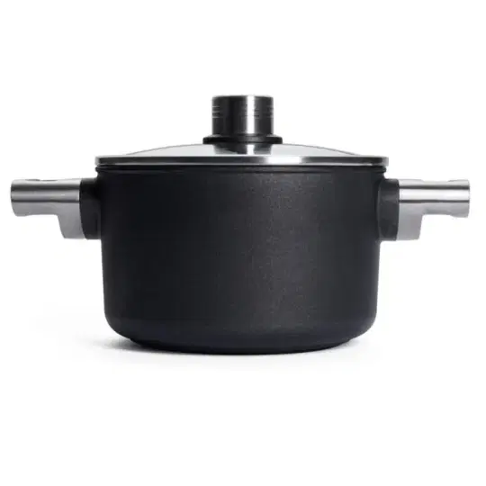 Χύτρα αντικολλητική από χυτό αλουμίνιο με γυάλινο καπάκι 20 εκατ. 3 λτ. Diamond XR Logic Pro