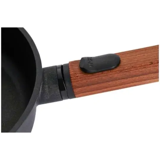 Κρεπιέρα αντικολλητική από χυτό αλουμίνιο με αποσπώμενη ξύλινη λαβή 26 εκατ. Eco Logic QXR