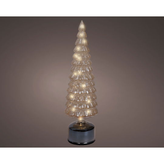 Micro 20LED Περιστρεφόμενο Δεντράκι Amber 11x39cm