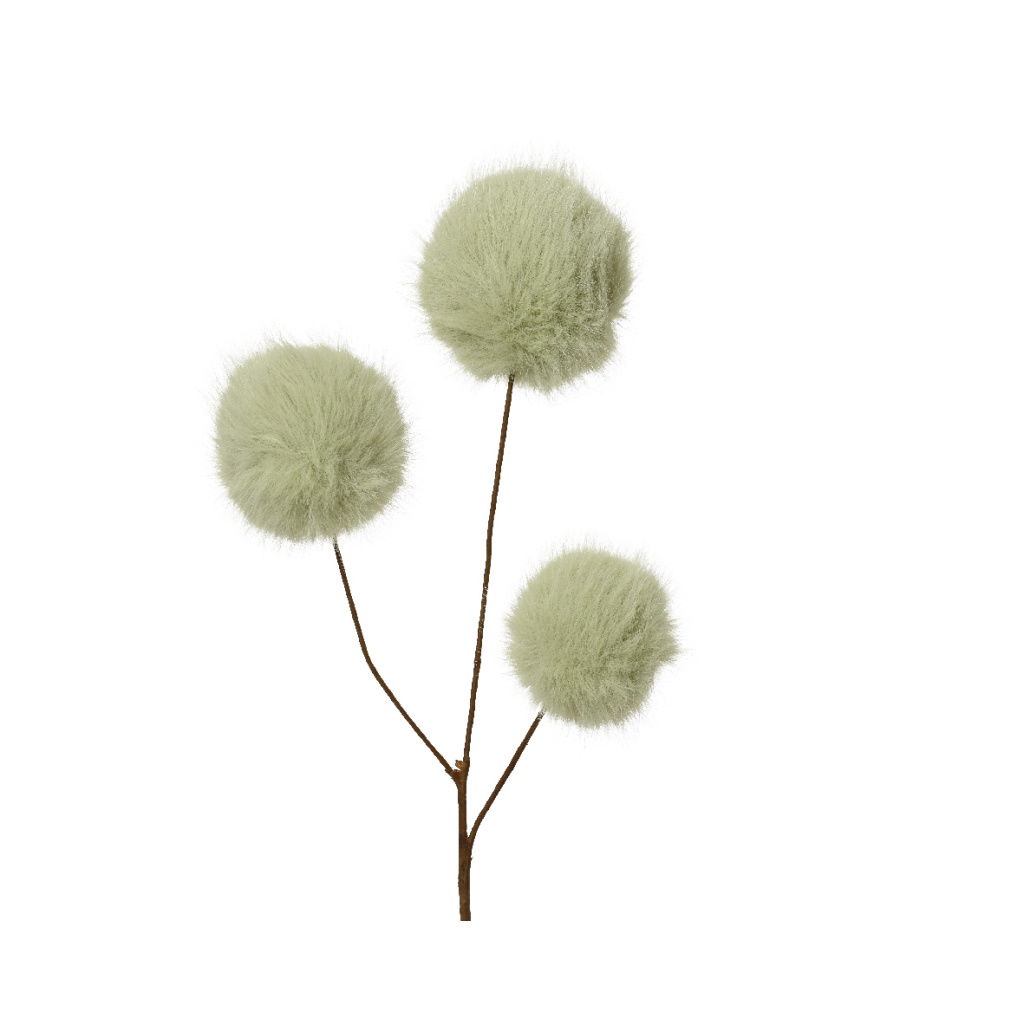 Διακοσμητικό Κλαδί Sage Green 12x12x70cm