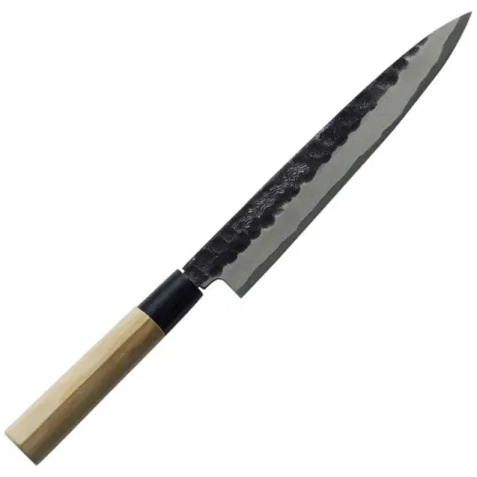 Μαχαίρι Yanagi-Sashimi από ατσάλι shirogami 21 εκατ. Hammered