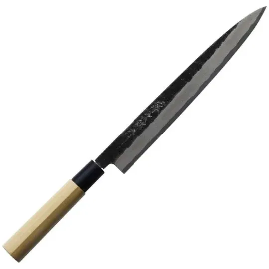 Μαχαίρι Yanagi-Sashimi από ατσάλι shirogami 24 εκατ. Hammered