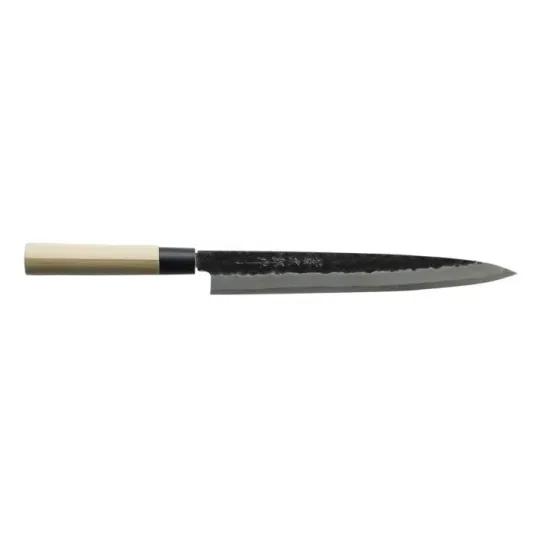 Μαχαίρι Yanagi-Sashimi από ατσάλι shirogami 27 εκατ. Hammered