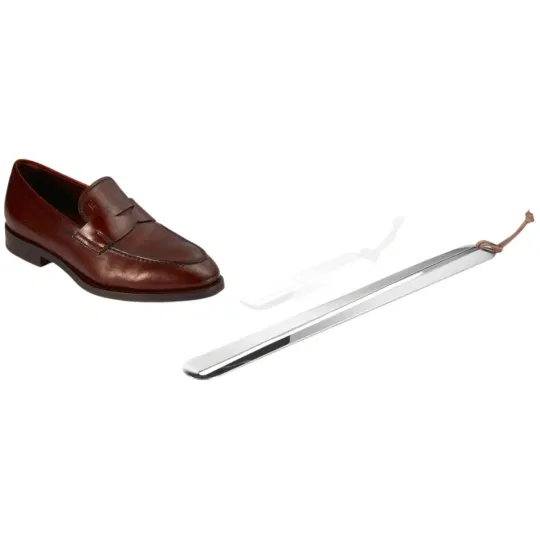 Κόκκαλο Παπουτσιών Phil Ατσάλι & Δέρμα 42cm