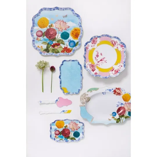 Πιατέλα Οβάλ Πορσελάνη Multicolor Royal 40×28.5cm