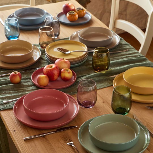 Set18 τμχ Φαγητού Multicolor Urban Collection Stoneware