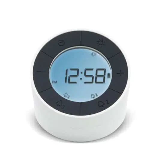 Acctim - Ψηφιακό Ρολόι/Ξυπνητήρι - Φωτάκι Νύχτας Jowie White